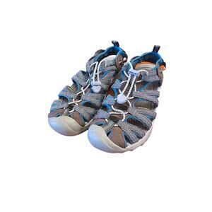 Keen Whisper Women's‎ Hiking Water Shoes Sandals Gray/Teal Size 7.5